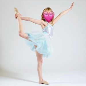 Competition Dance Costume - Light Blue